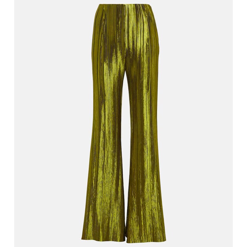 Dámské pleated kalhoty Galvan Nuage v barvě Olive