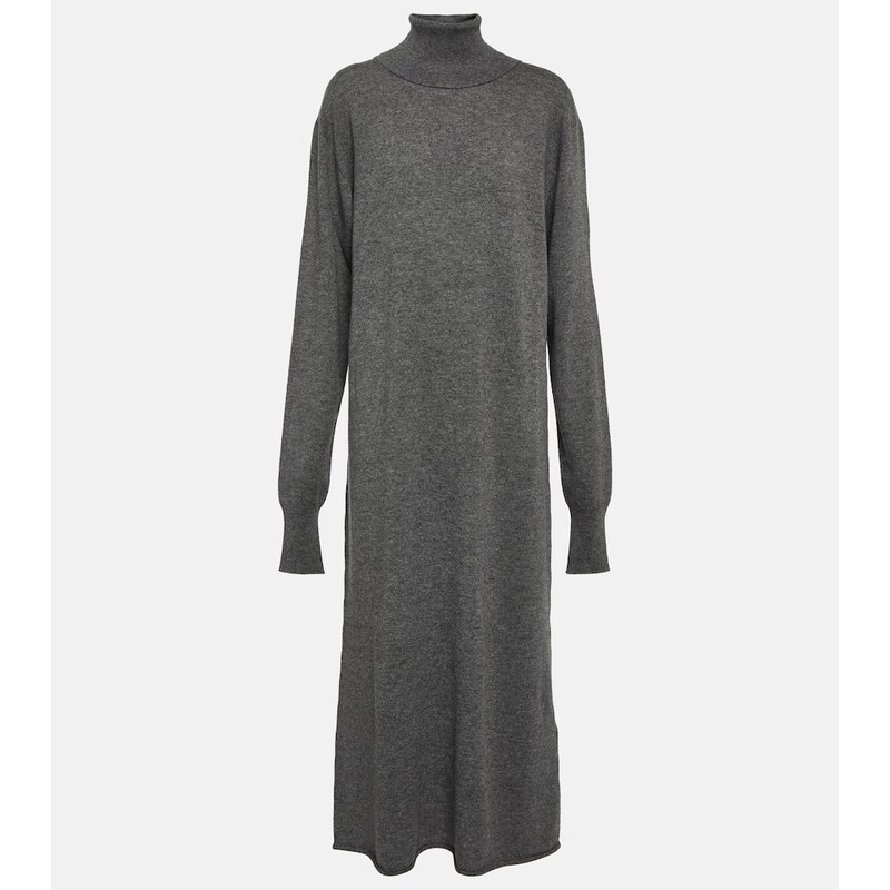 Jil Sander Cashmere turtleneck midi dress