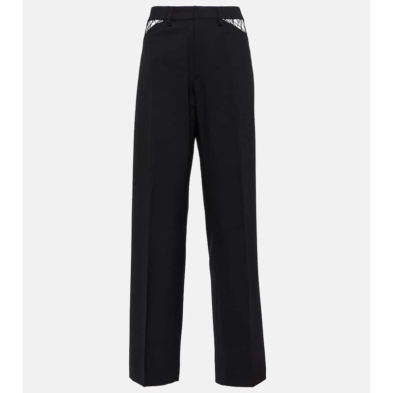 Dion Lee Cutout wool straight pants
