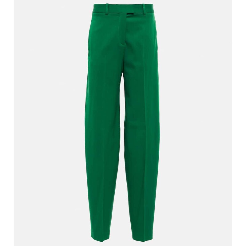 The Attico Wide-leg wool-blend pants