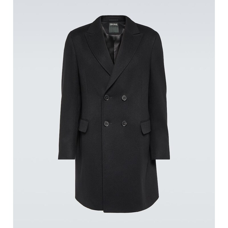 Zegna Wool and cashmere-blend coat