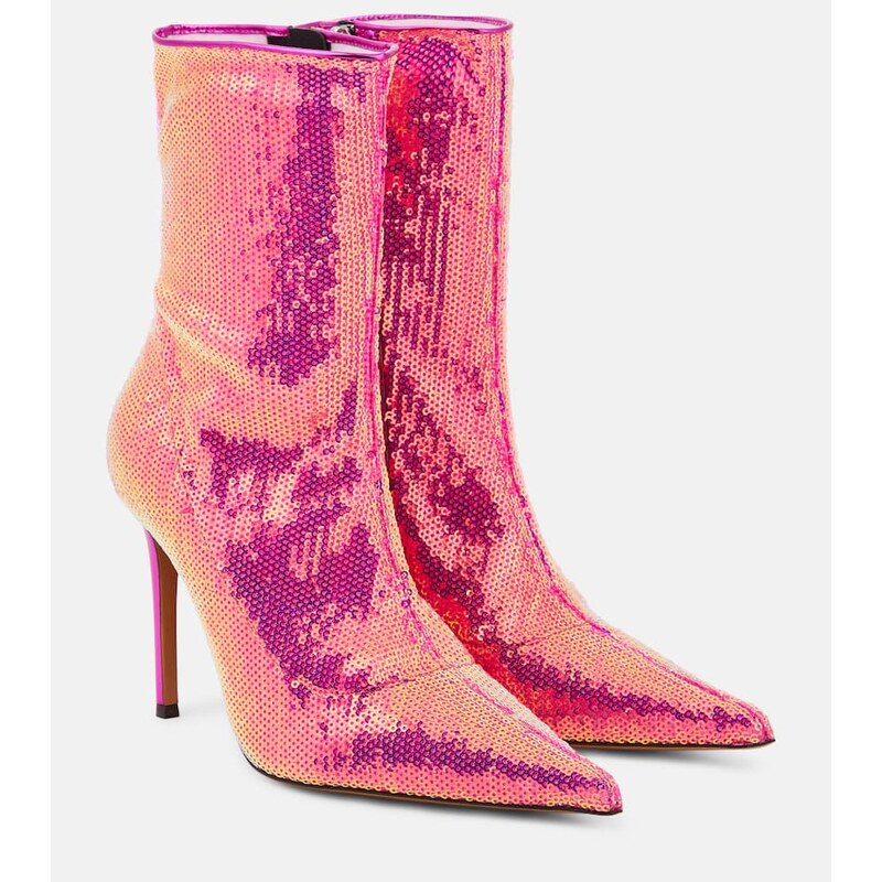 Alexandre Vauthier Sebert sequined ankle boots