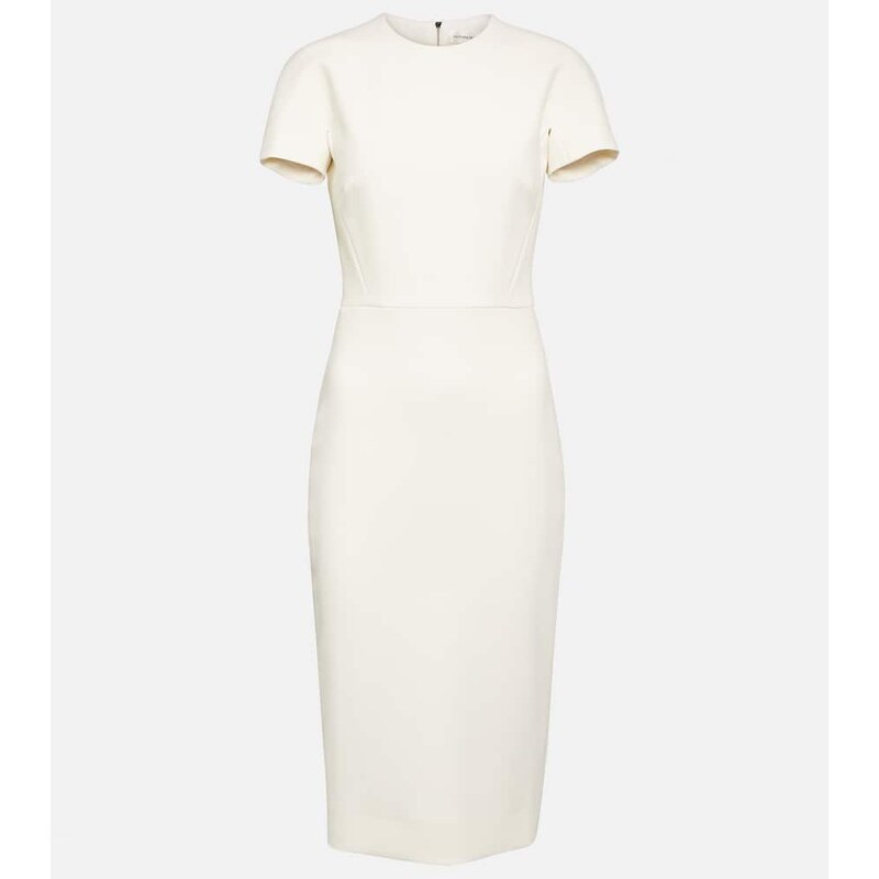 Victoria Beckham CrÃªpe midi dress
