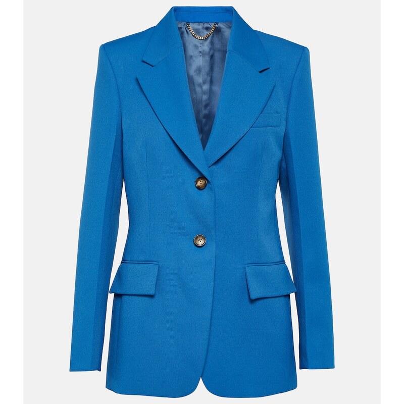 Dámská saka Victoria Beckham v barvě Sapphire Blue