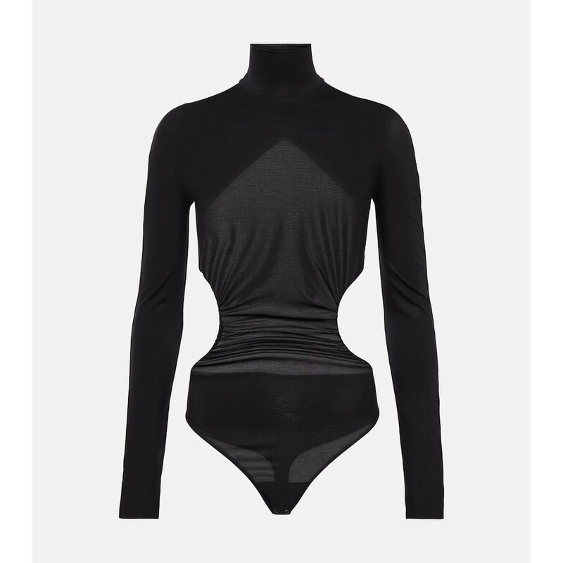 Wolford x N21 cutout turtleneck bodysuit