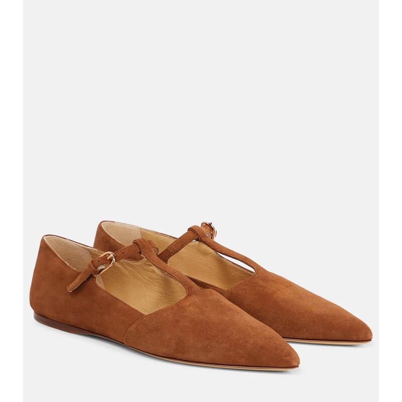 Gabriela Hearst Lola suede ballet flats