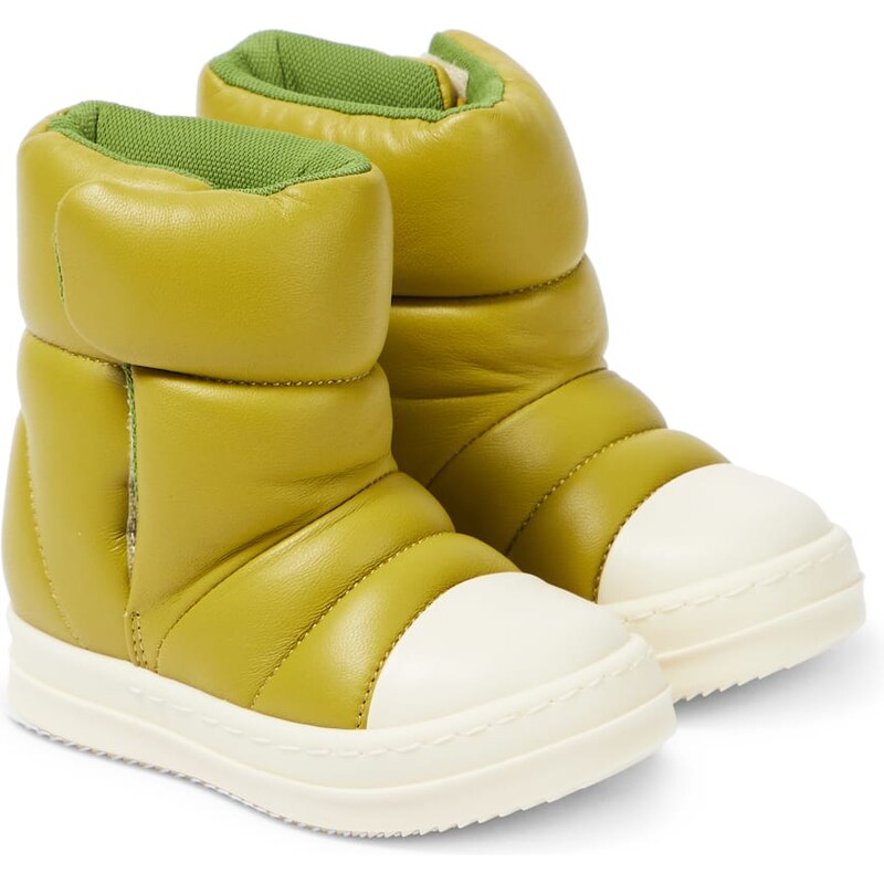 Rick Owens Kids Puffer leather boots