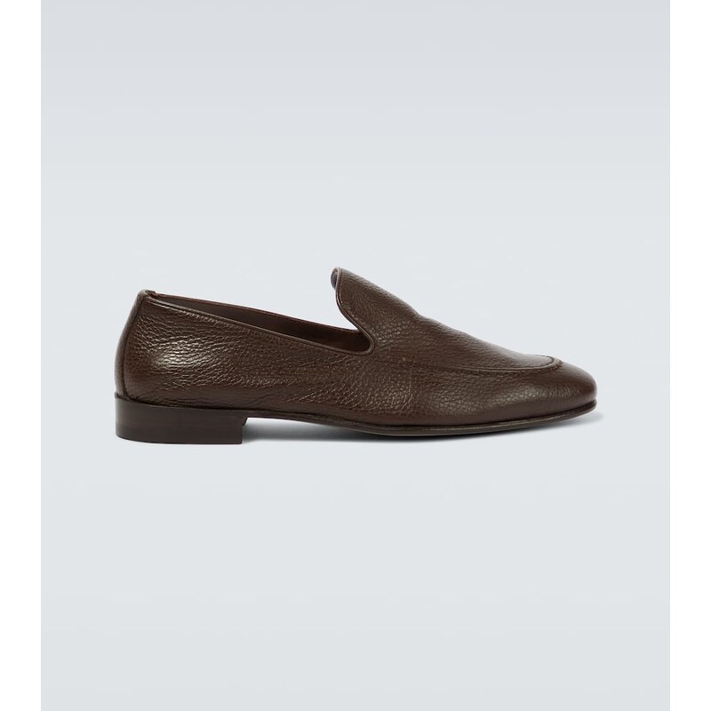 Manolo Blahnik Truro leather loafers
