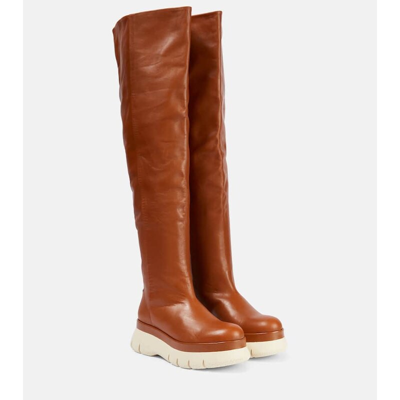 Isabel Marant Malyx leather over-the-knee boots
