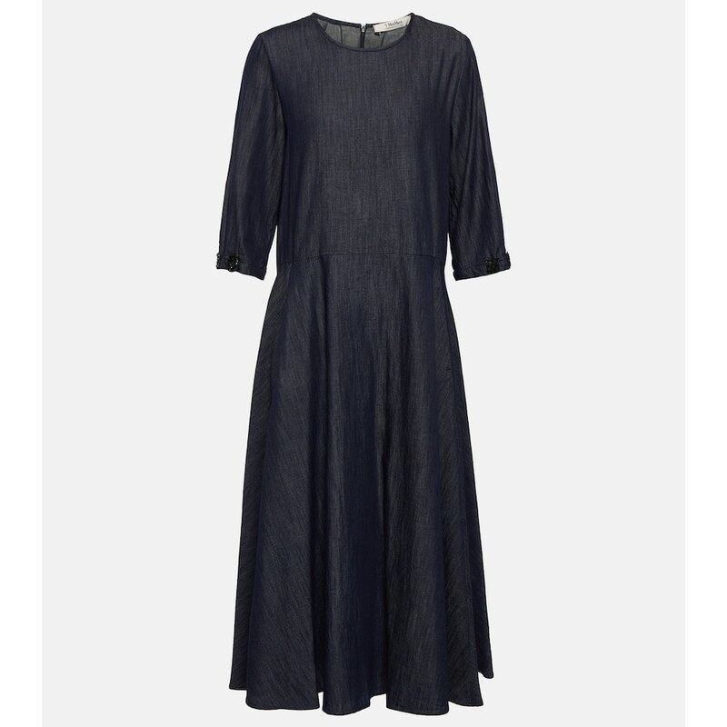 S Max Mara Valery denim midi dress