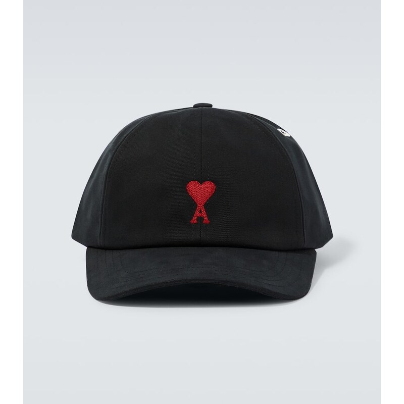 Ami Paris Ami De CÅur cotton canvas cap