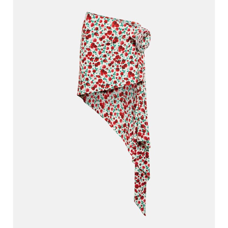 Magda Butrym Floral appliquÃ miniskirt