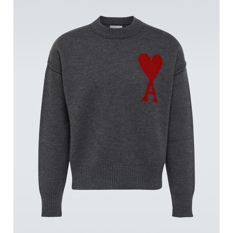 Ami Paris Ami De CÅur wool sweater