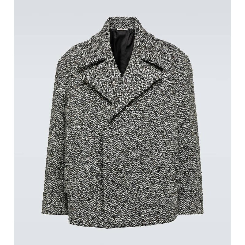 Valentino Embellished bouclÃ wool-blend jacket