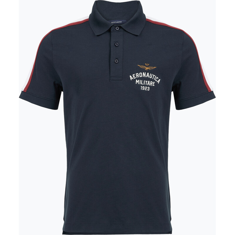 Tričko Aeronautica Militare PO1926UJ00723 Navy blue polo