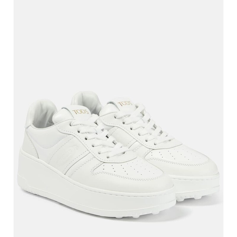 Tods Leather platform sneakers