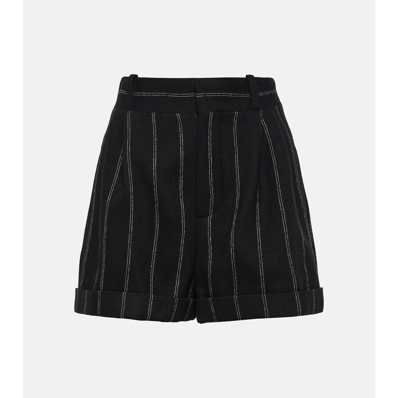 The Mannei Kudebi pinstripe wool shorts
