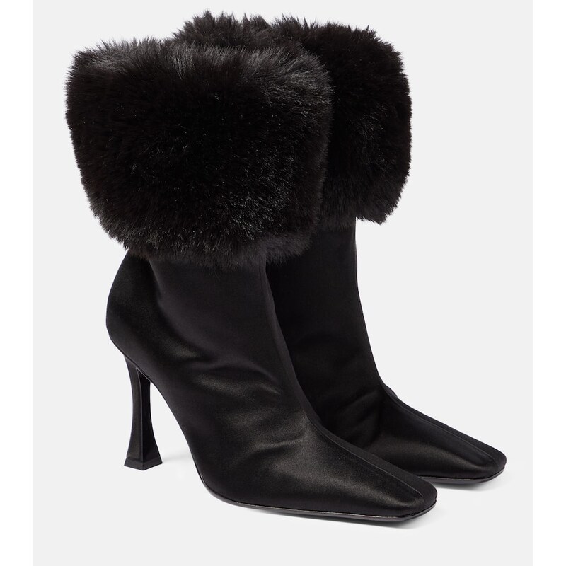 Magda Butrym Satin ankle boots