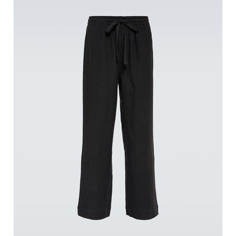 Commas Wide-leg linen pants
