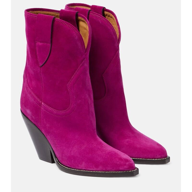 Isabel Marant Leyane suede cowboy boots