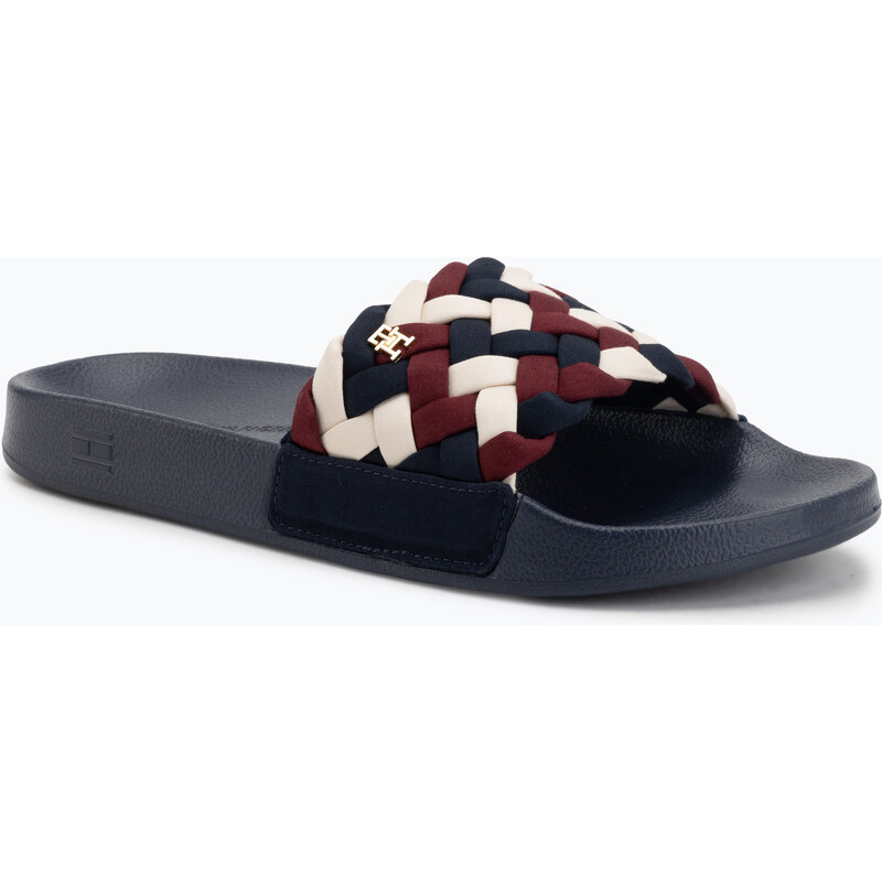 Dámské pantofle Tommy Hilfiger Braided Pool rwb