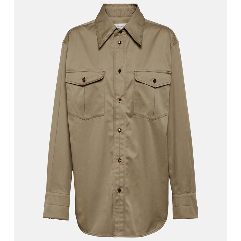 Lemaire Western cotton twill shirt