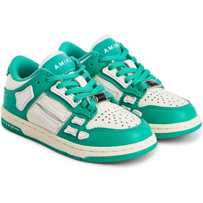 Amiri Kids Skel Top leather low-top sneakers