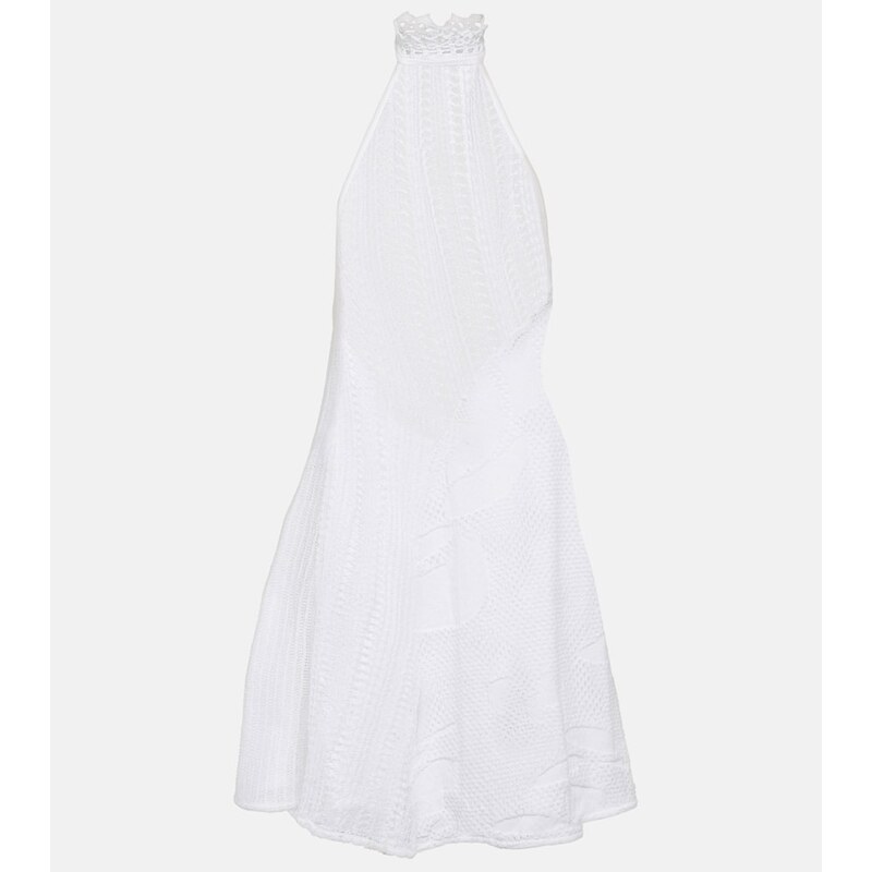 Roberta Einer Sleek halterneck knit minidress