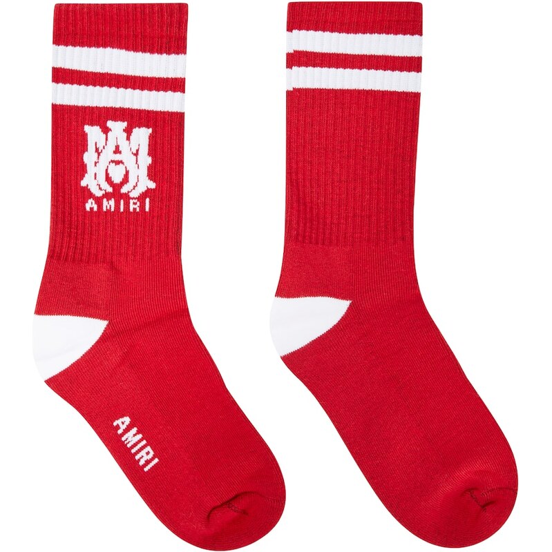 Amiri Kids Printed cotton-blend socks