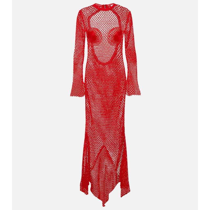 Ferragamo Net maxi dress