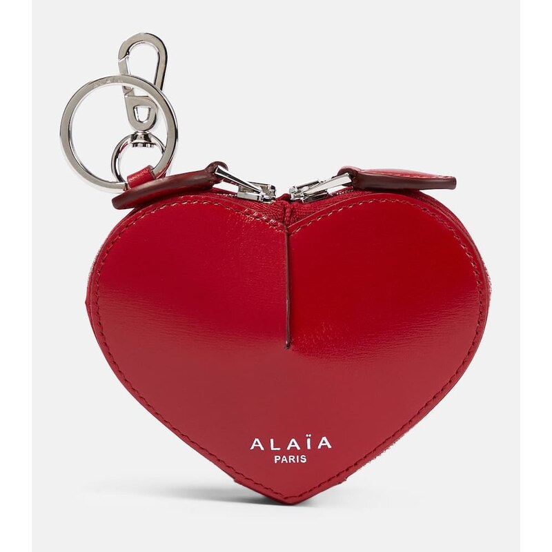 Alaïa Le Cœur Mini leather coin purse