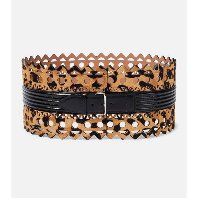 Alaïa Small leather corset belt