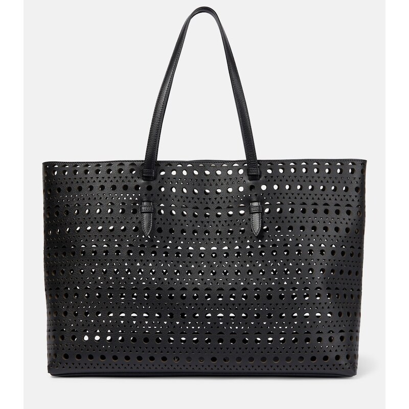 Alaïa Le Mina 44 Vienne leather tote bag