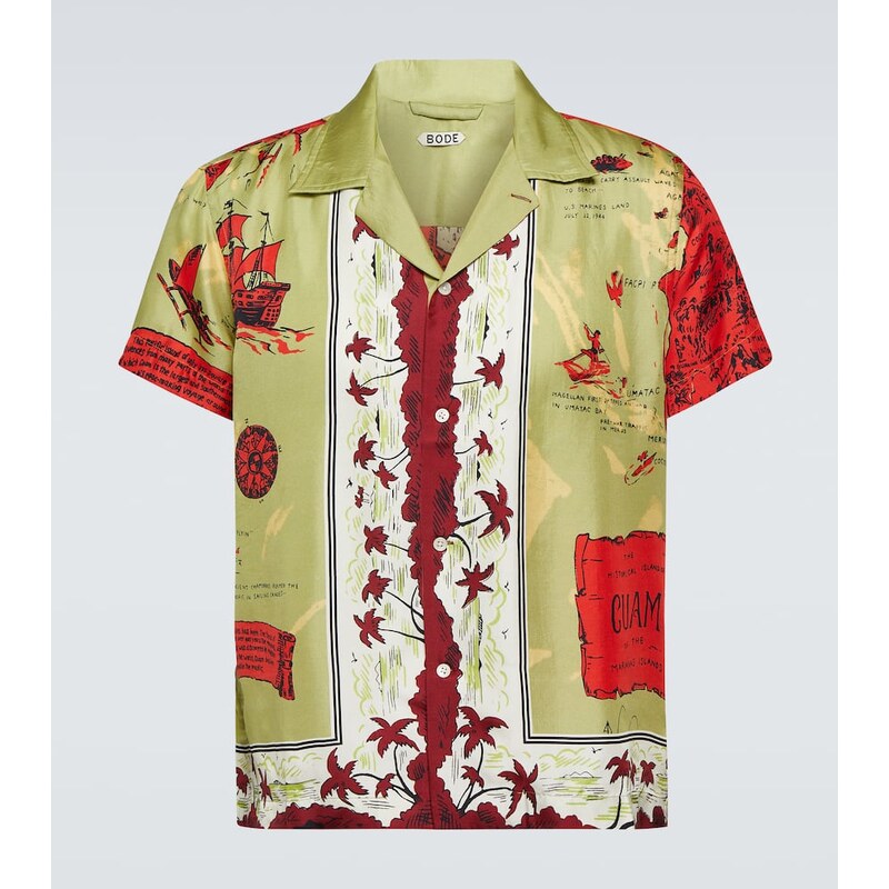Bode Printed silk shirt