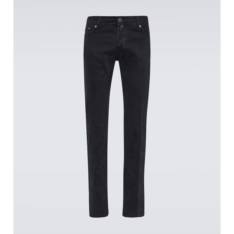 Kiton Mid-rise straight jeans