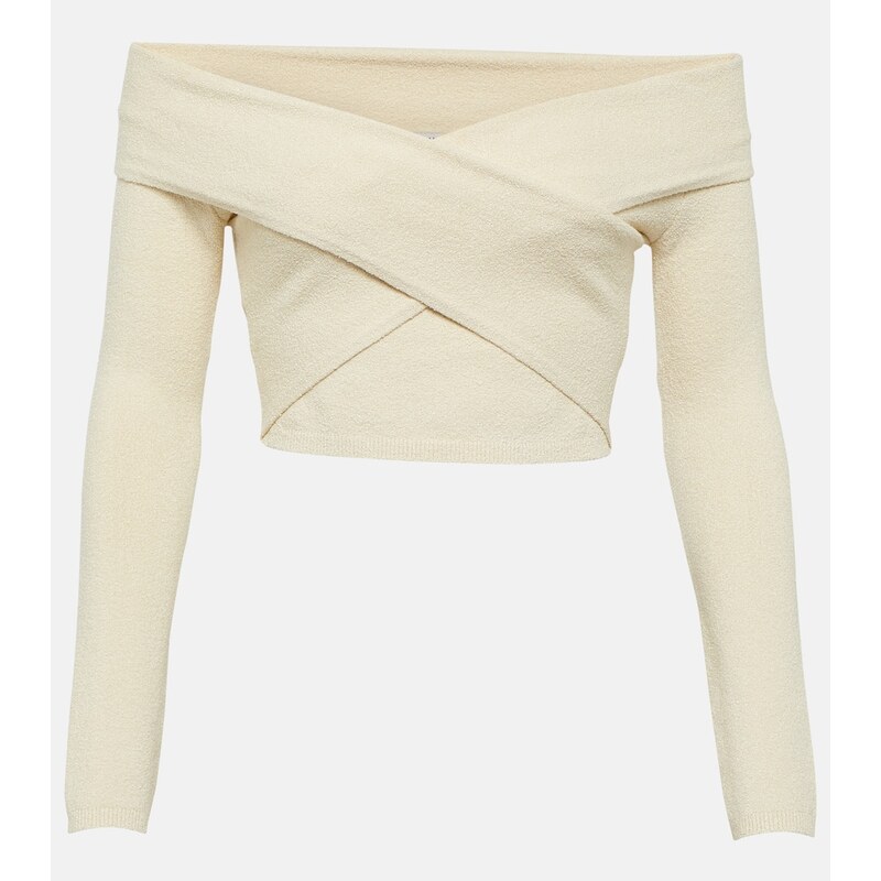 Simkhai Aiden off-shoulder knit top
