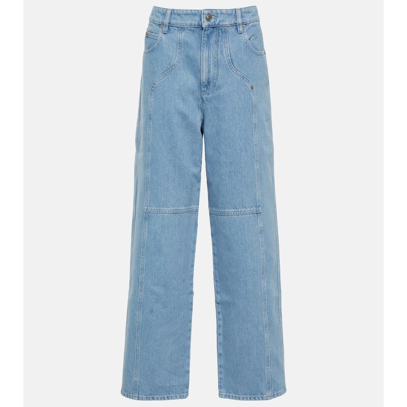 Marant Etoile Valeria mid-rise straight jeans