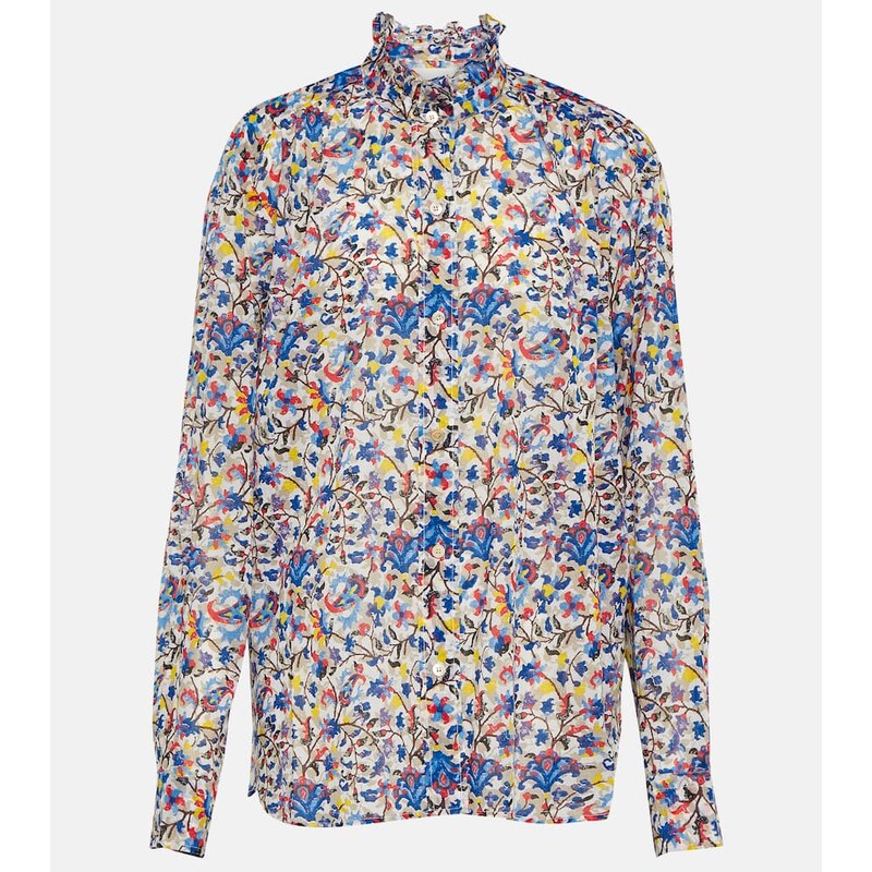 Marant Etoile Gambine floral cotton blouse
