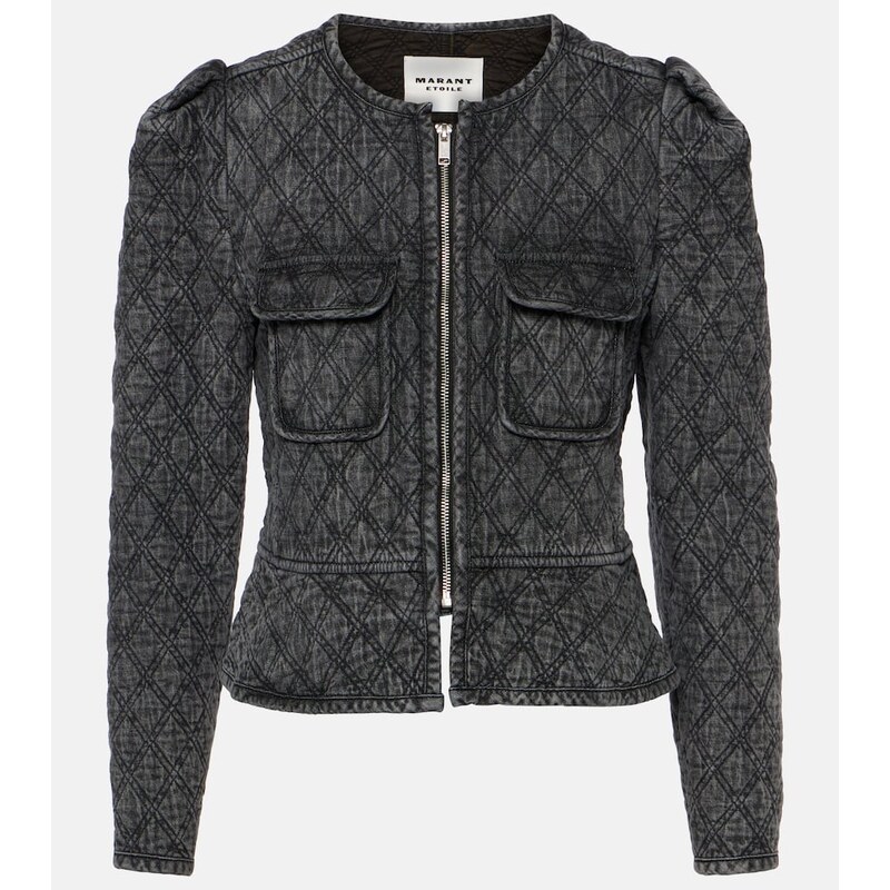 Marant Etoile Deliona quilted denim jacket