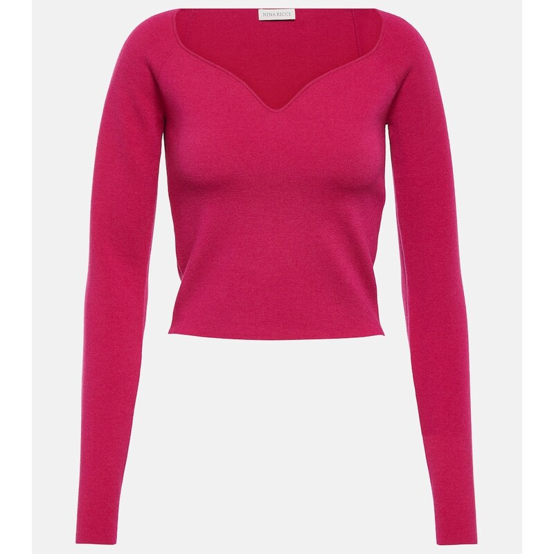 Nina Ricci Wool-blend top