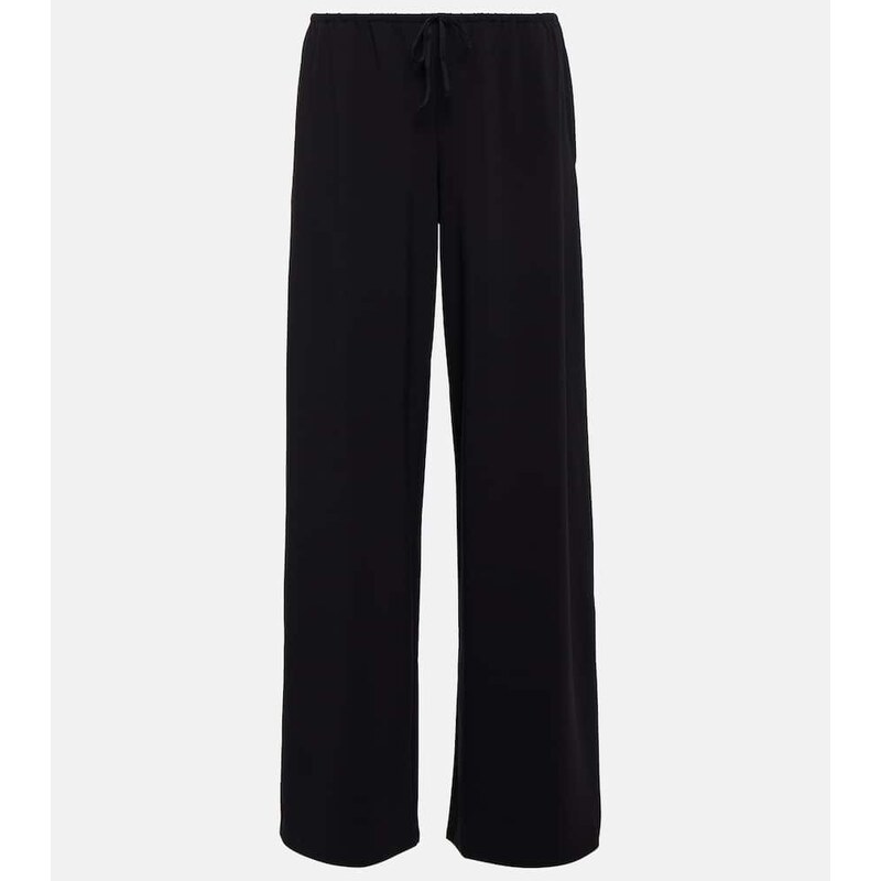 The Row Bariem low-rise jersey wide-leg pants