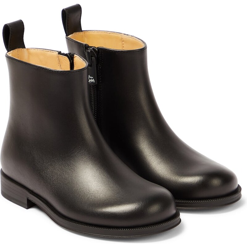 Christian Louboutin Kids Bootynou leather ankle boots