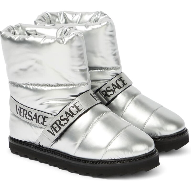 Versace Kids Logo snow boots