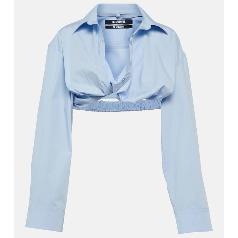 Jacquemus La Chemise Bahia cropped top