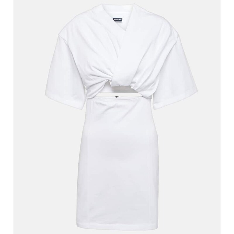 Jacquemus La Robe Bahia gathered minidress