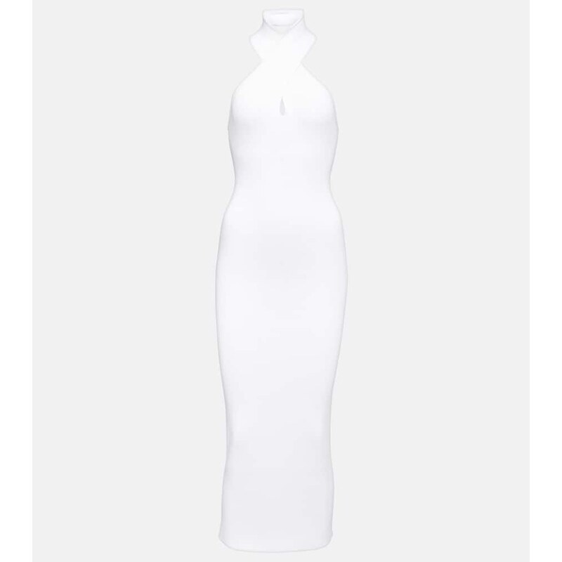 Alaïa Halterneck bodycon midi dress