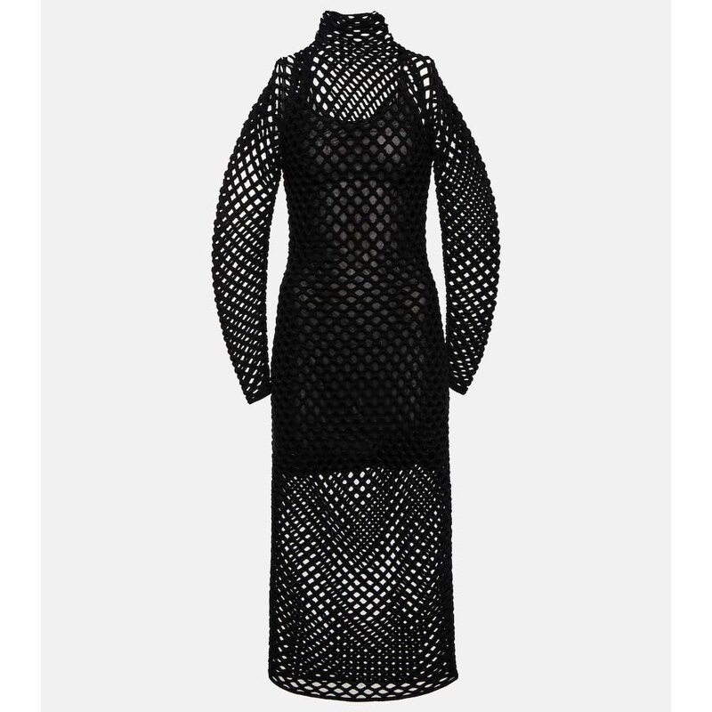 Alaïa Sheer net gown
