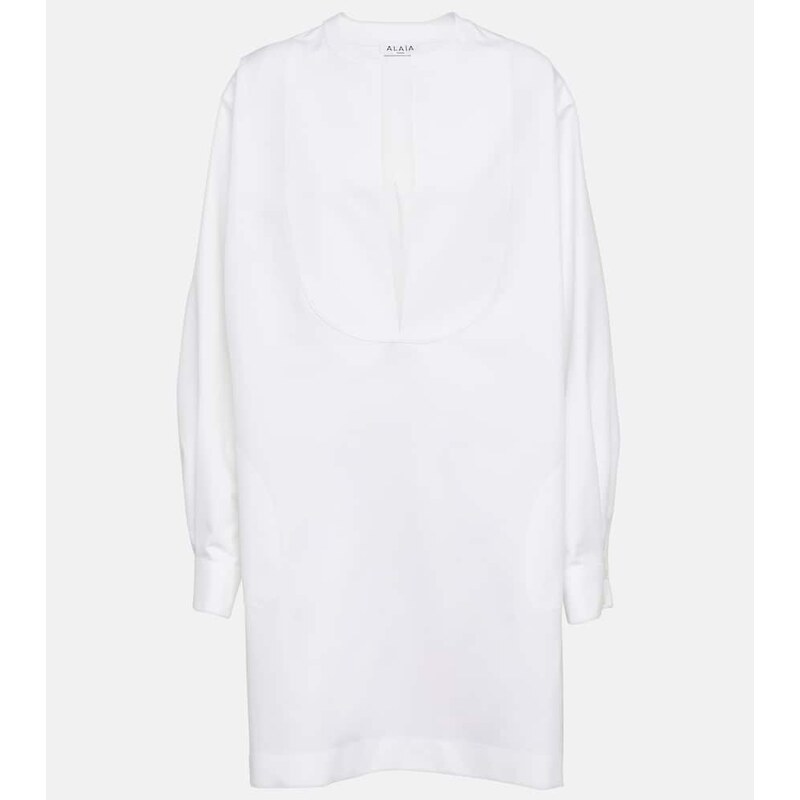 Alaïa Cotton poplin minidress