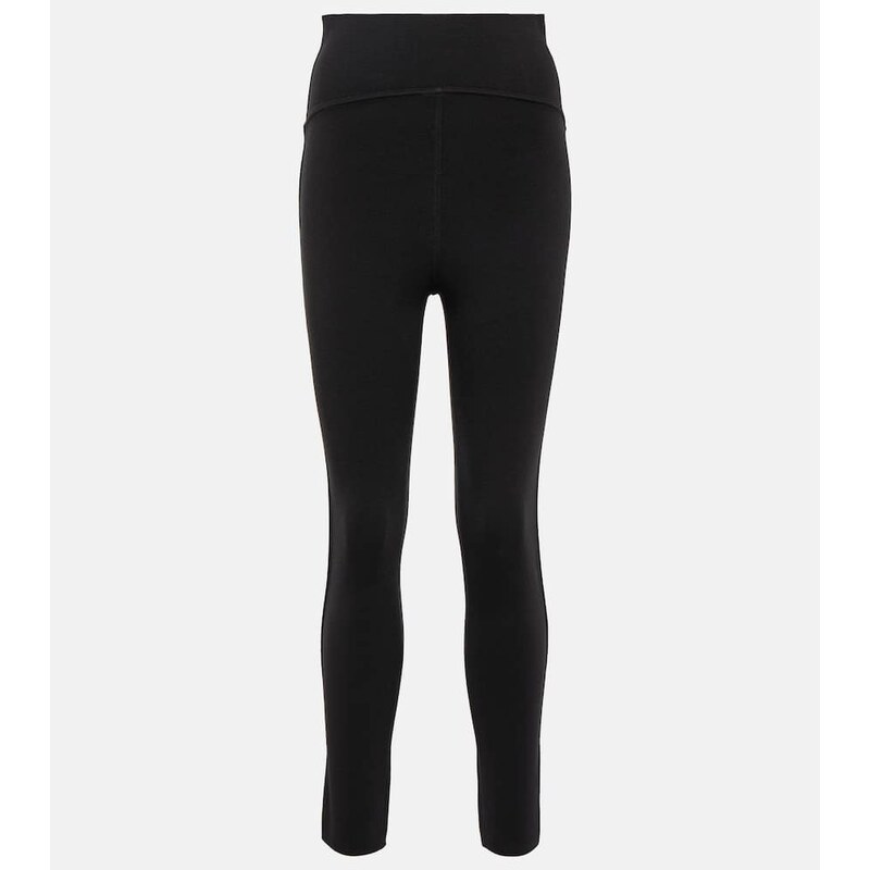 Alaïa High-rise wool-blend leggings