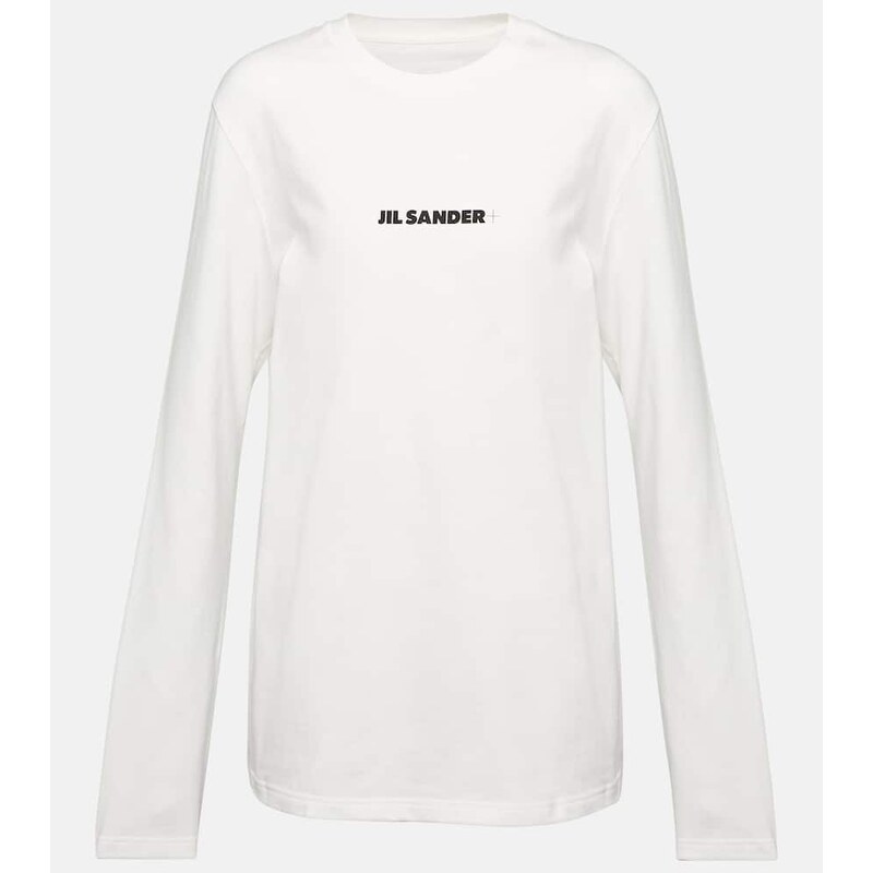 Jil Sander Logo cotton sweatshirt
